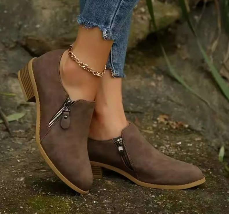 Women's Orthopedic Side-Zip Ankle Boots