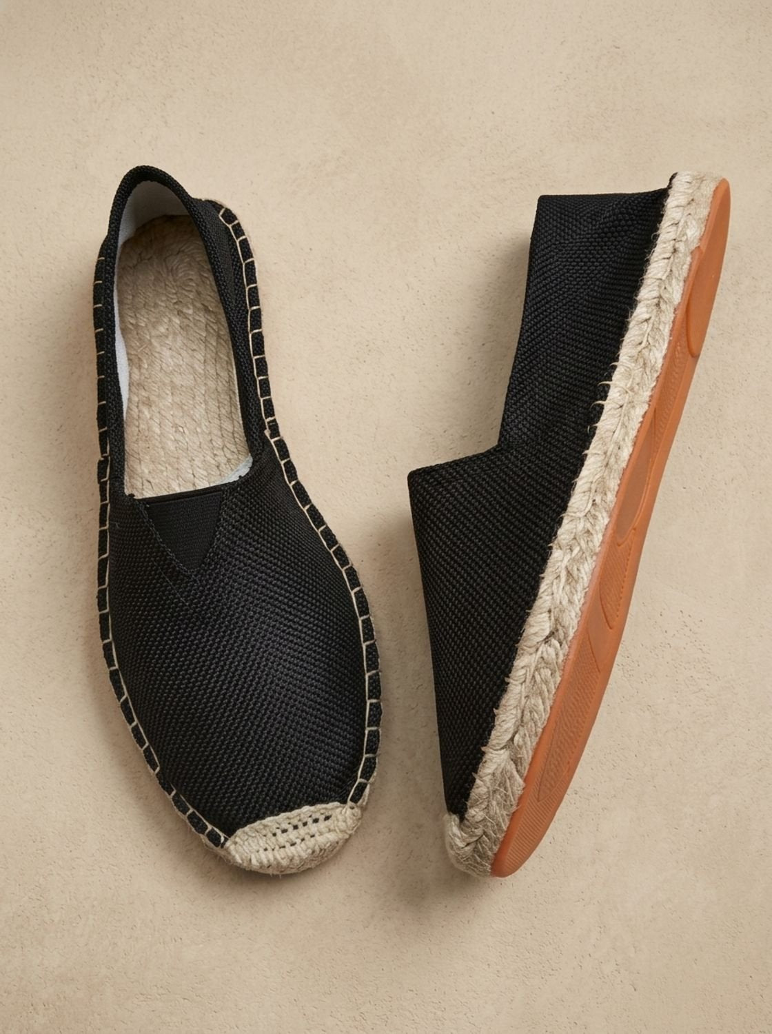 Women's Orthopedic Slip-On Canvas Espadrille Flats