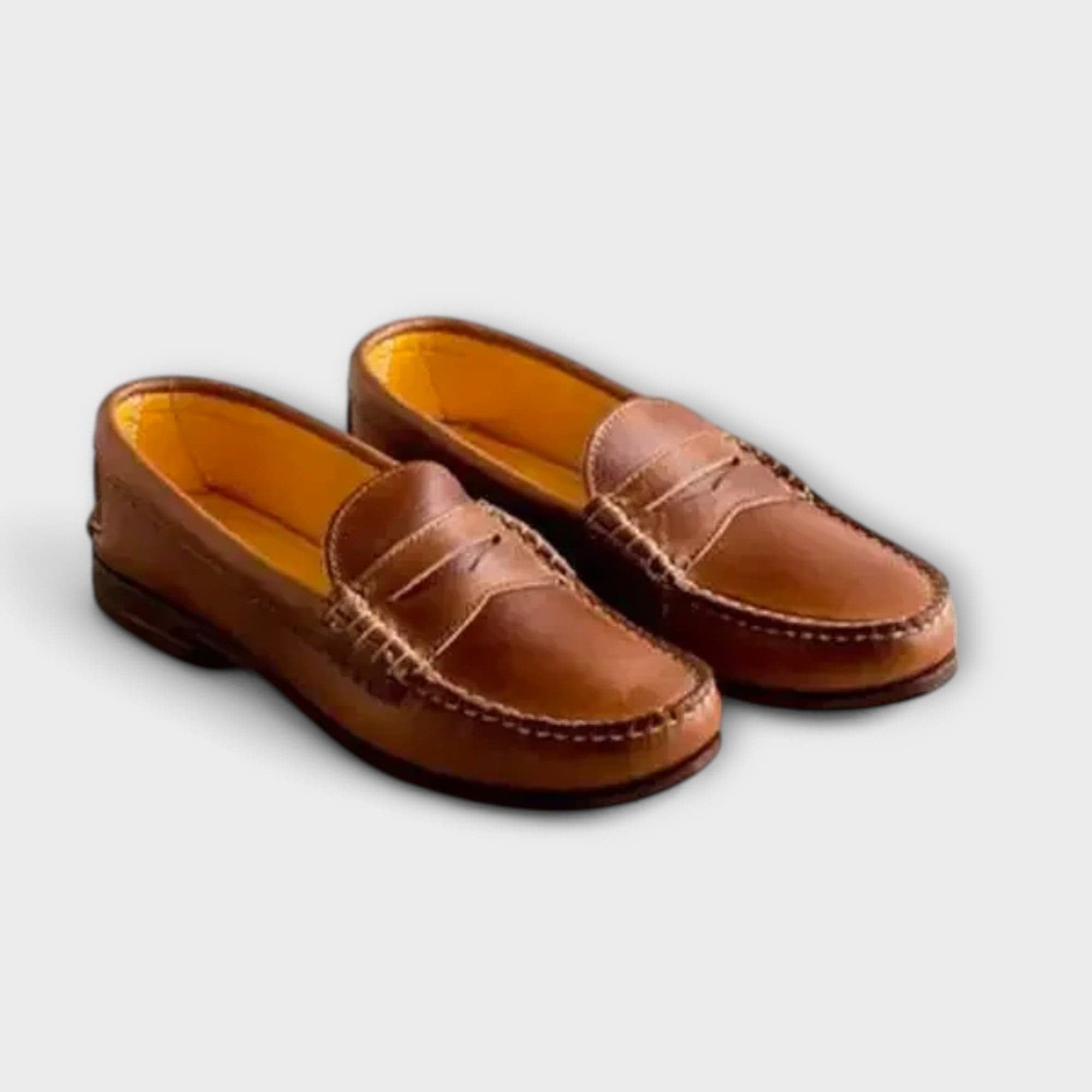 Women's Penny Loafers Slip-On Comfort Leather Classic