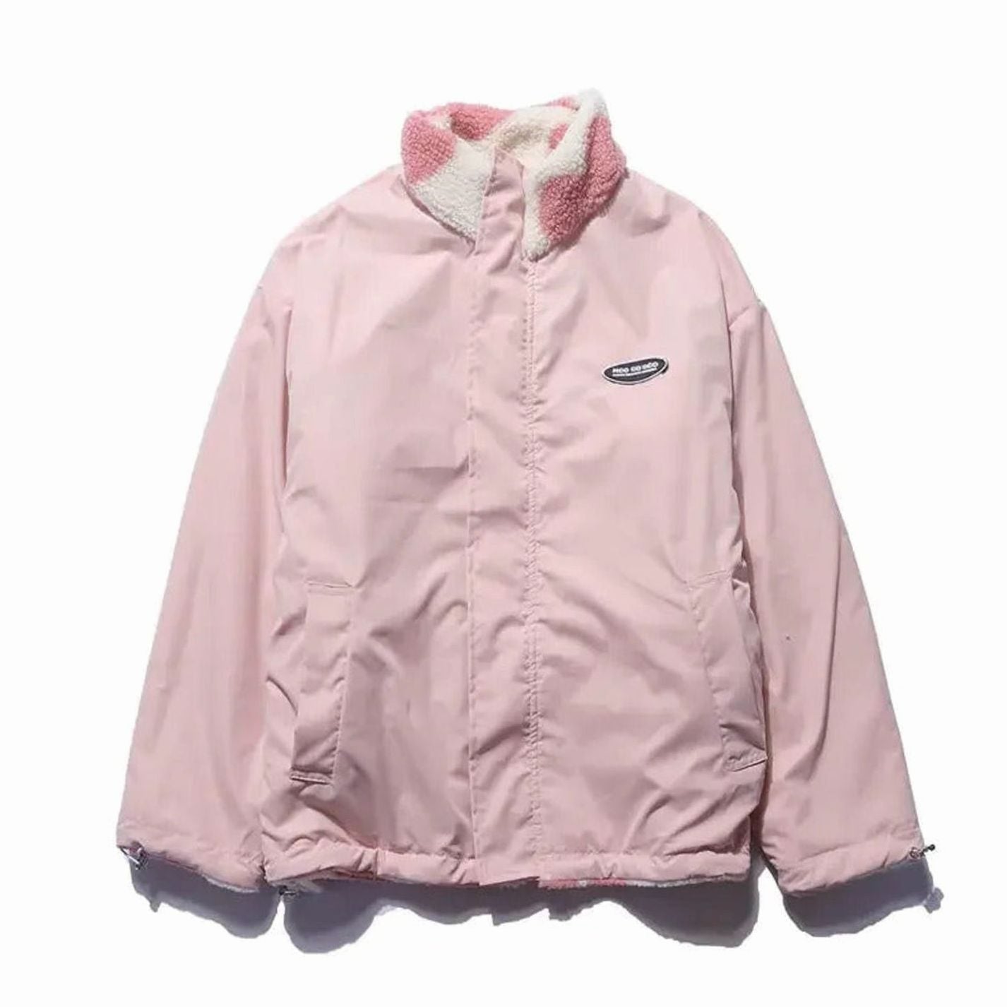 Women's Sherpa Fleece Full-Zip Heart Print Jacket