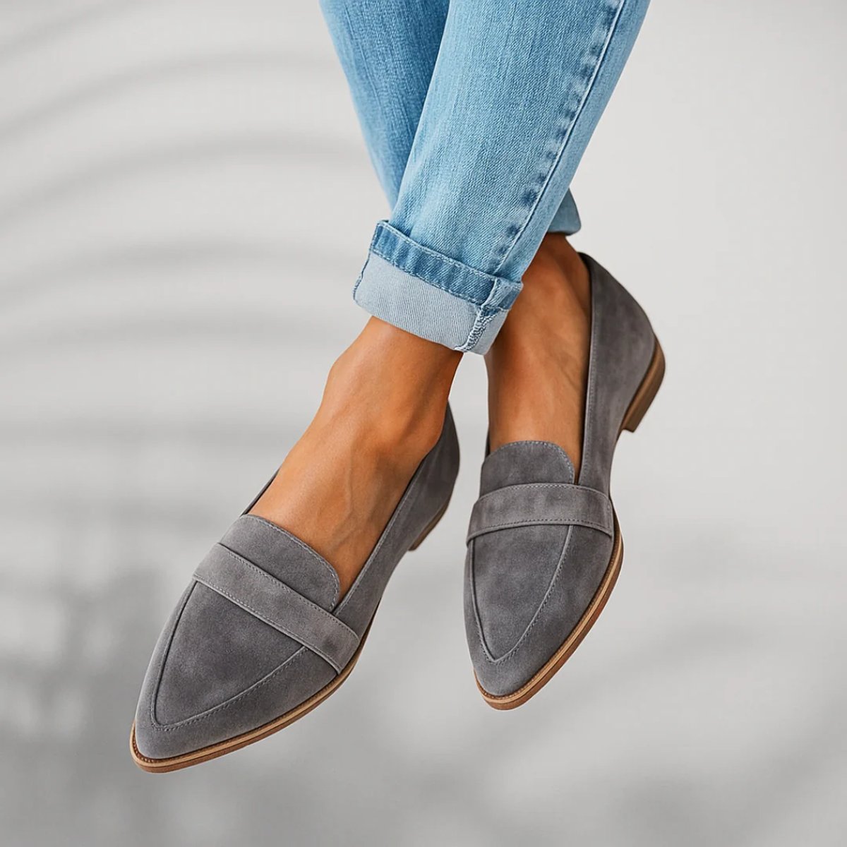 Women's Slip-On Cushioned Loafers Everyday Comfort Sneakers Women
