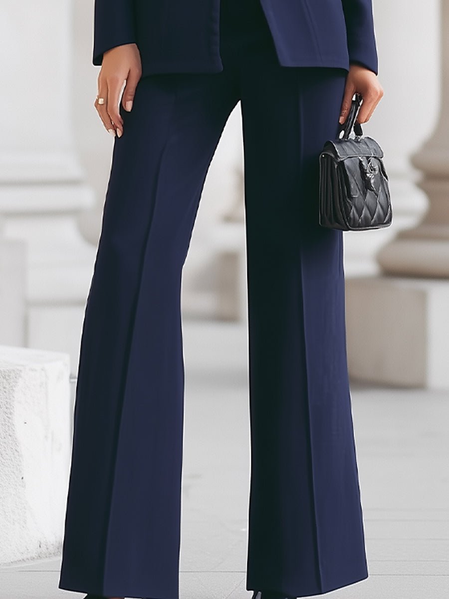 Women's Tailored Blazer Trouser Suit Set Professional