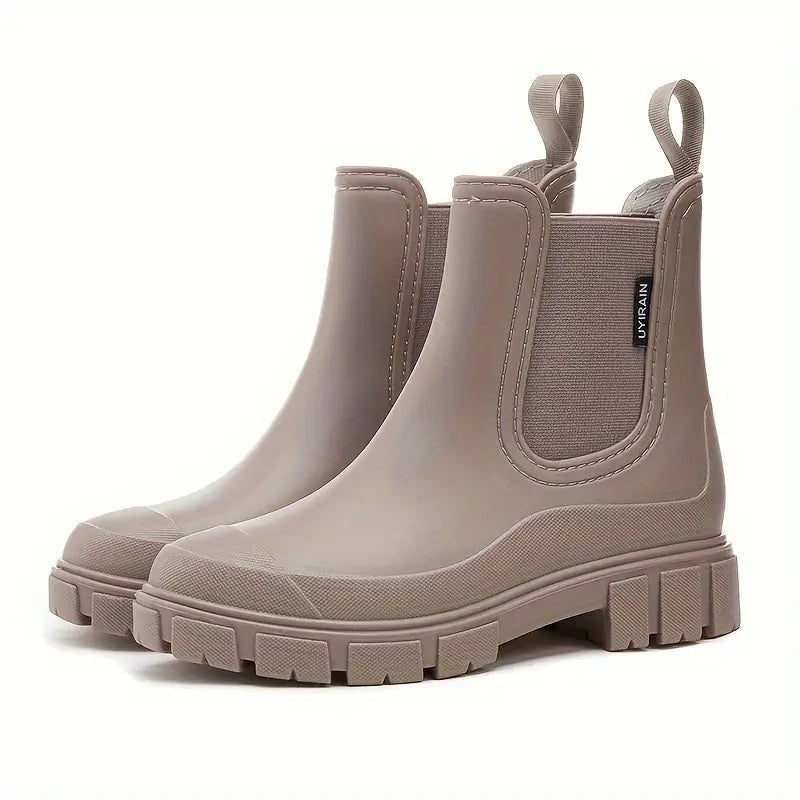 Women's Waterproof Slip-On Chelsea Ankle Boots